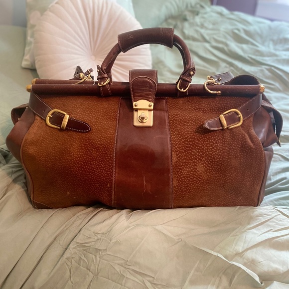 Genuine Leather Duffle Bag